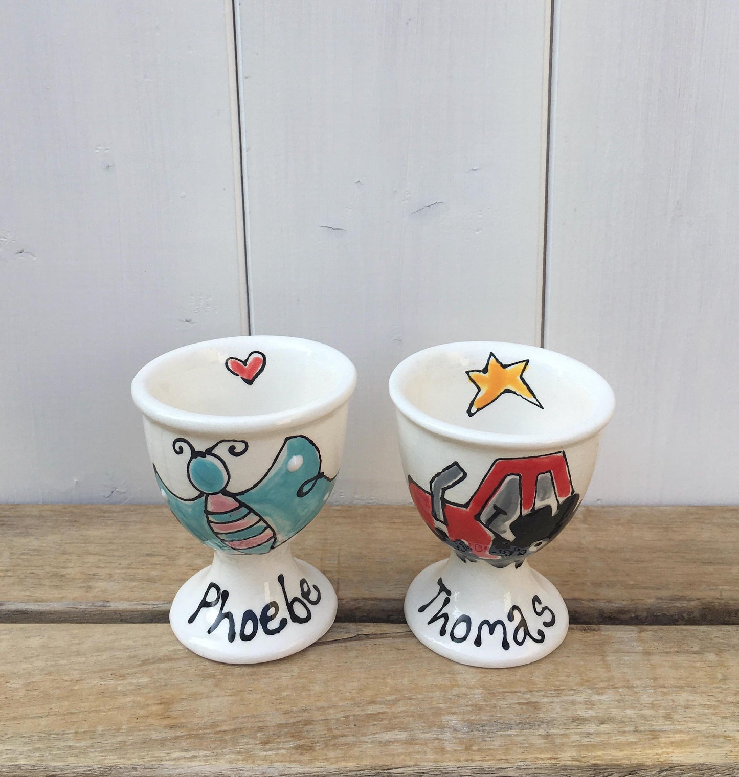 Personalised egg cup