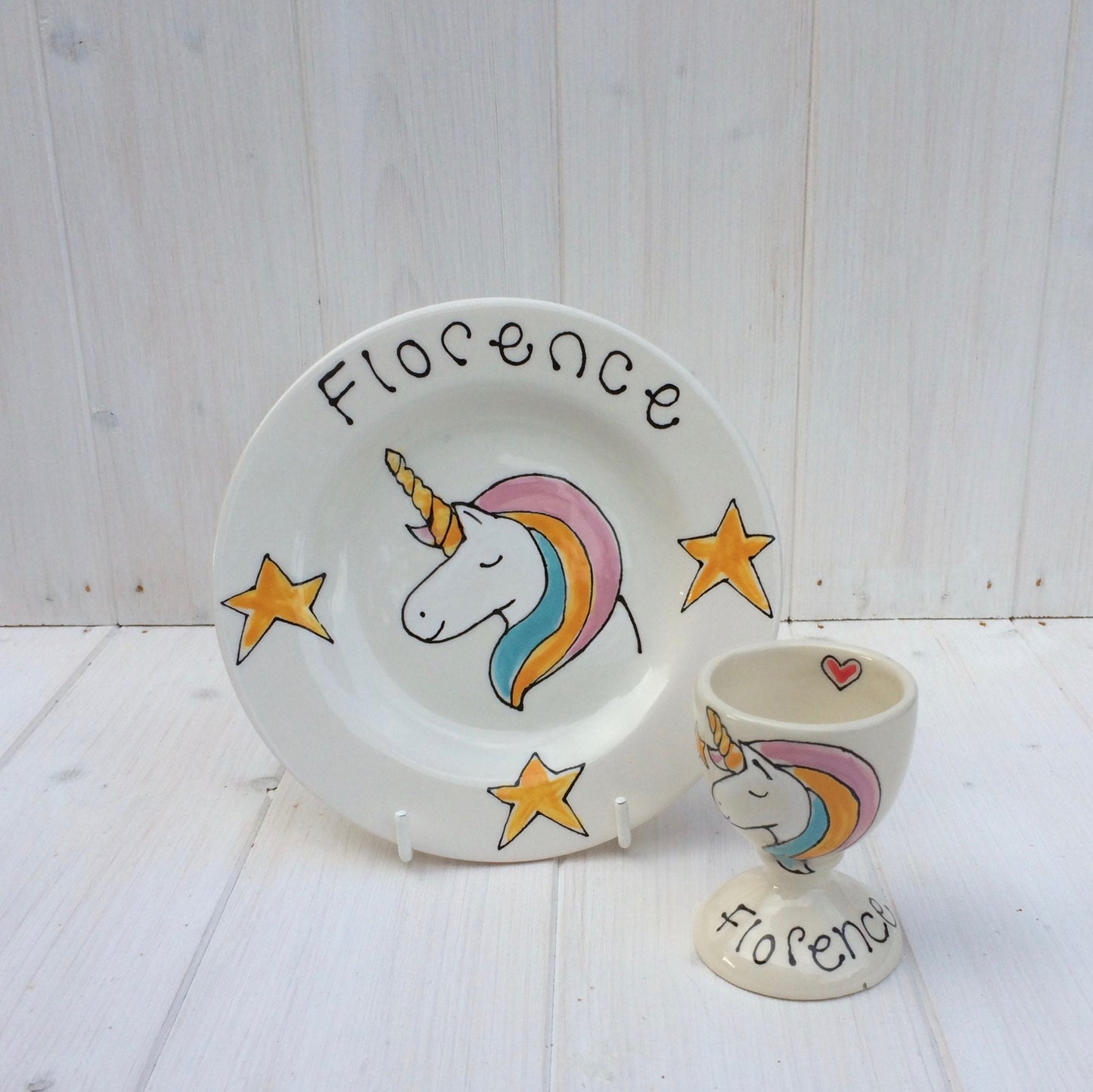 Breakfast Set Egg Cup and Plate