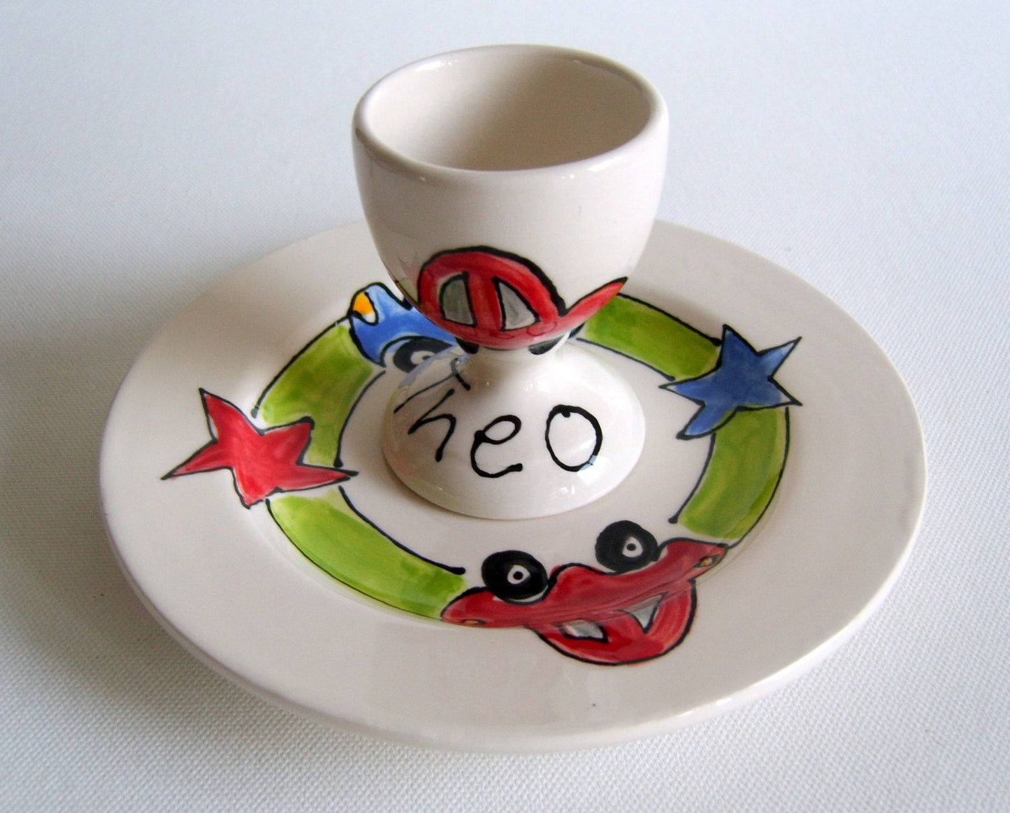Breakfast Set Egg Cup and Plate