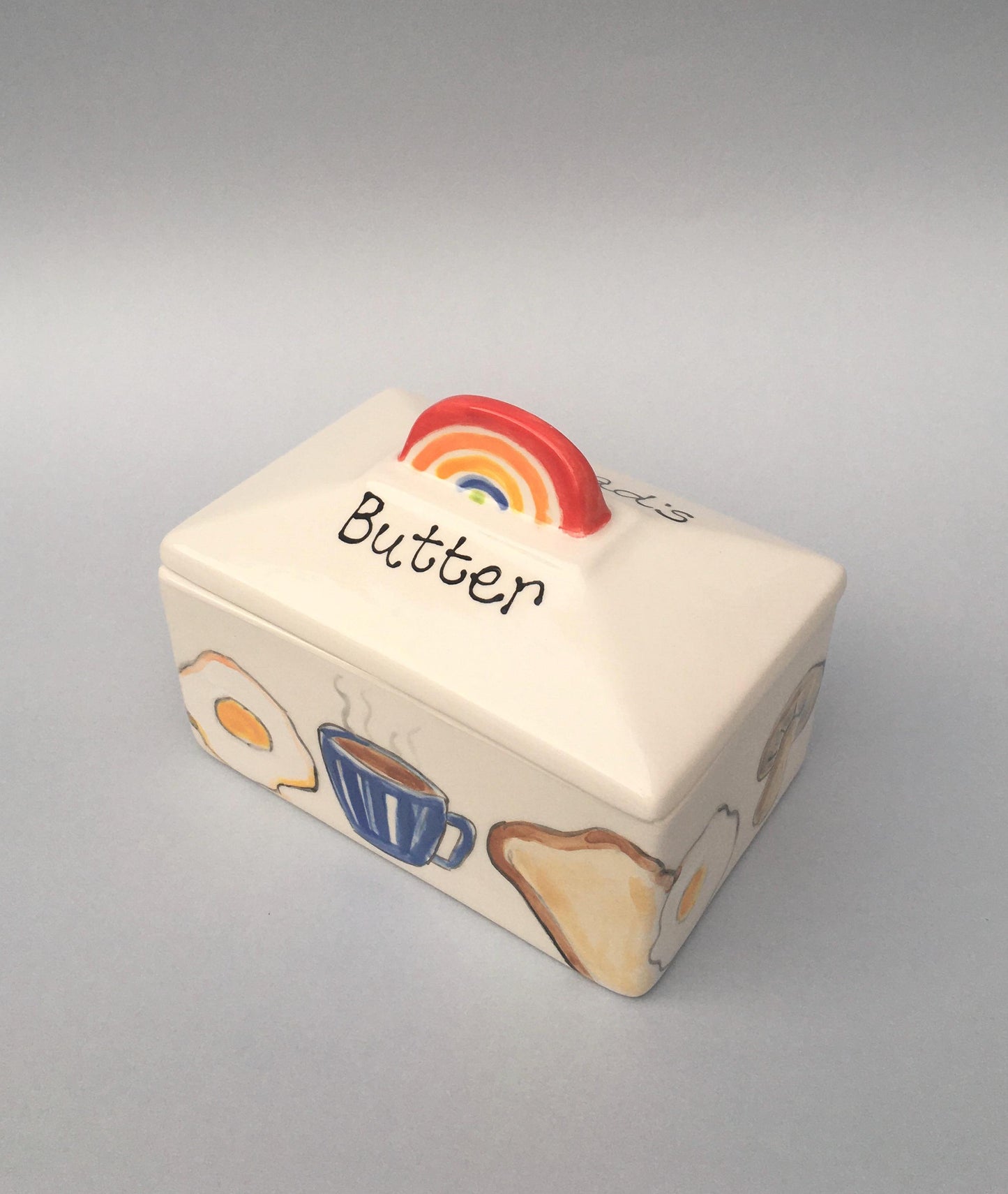 Personalised Ceramic Butter Dish