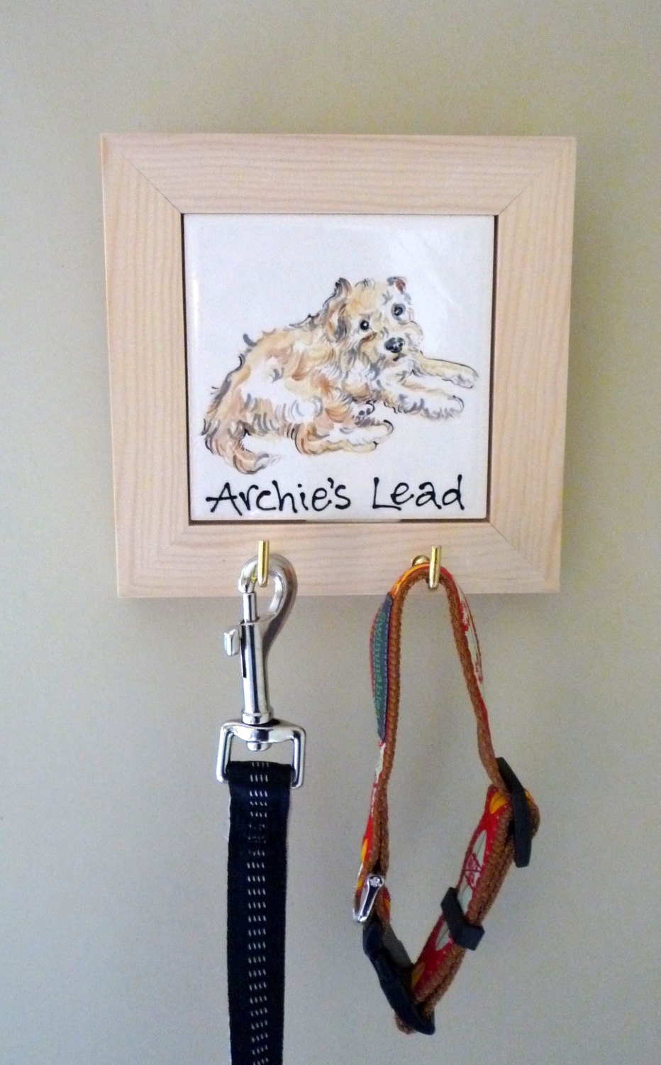 Personalised Dog Leash/ Lead and Collar Hook