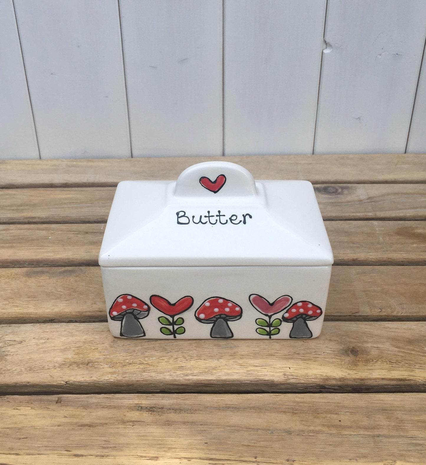 Personalised Ceramic Butter Dish