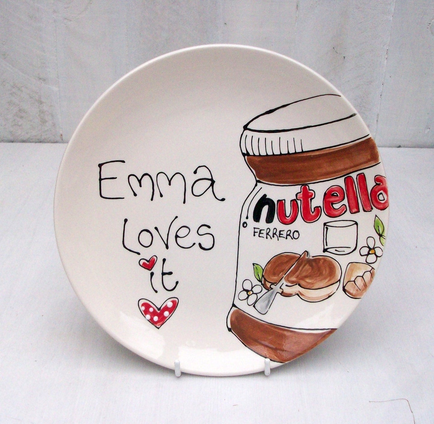 Iconic Spread Personalised Plate