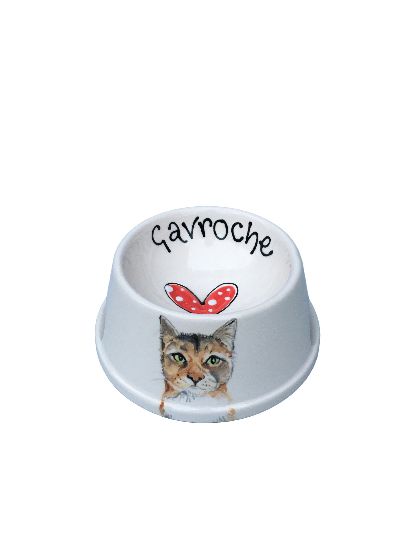 Personalised Cat Bowl with Portrait