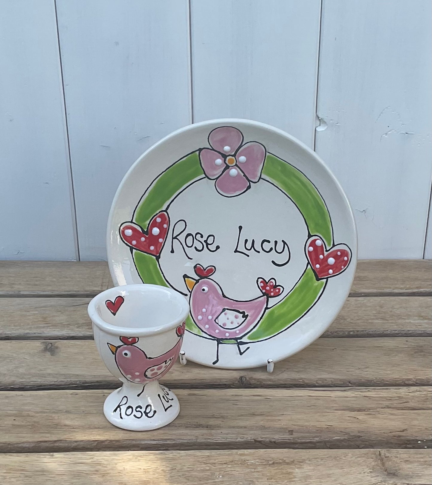 Breakfast Set Egg Cup and Plate