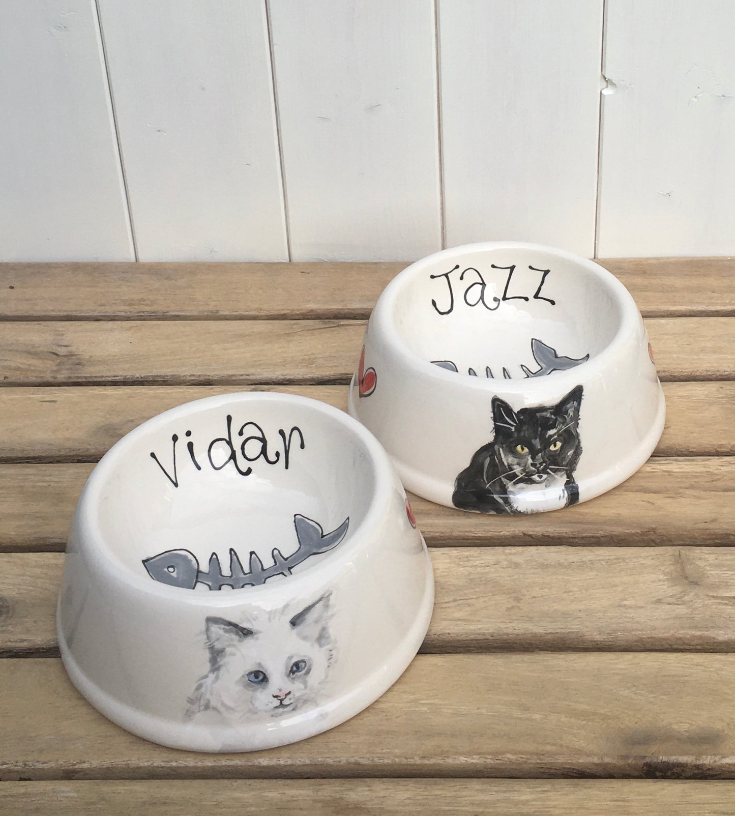 Personalised Cat Bowl with Portrait