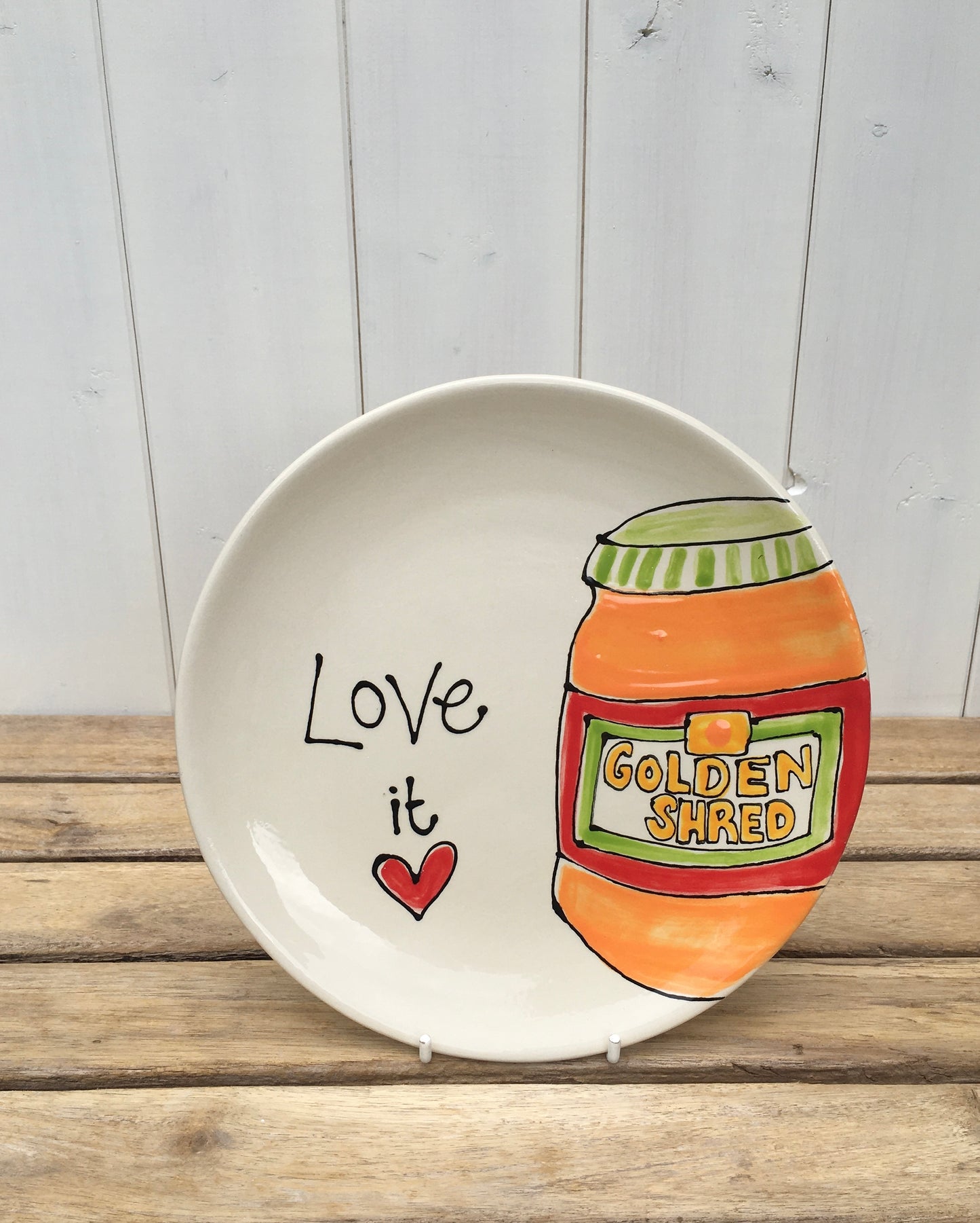 Iconic Spread Personalised Plate