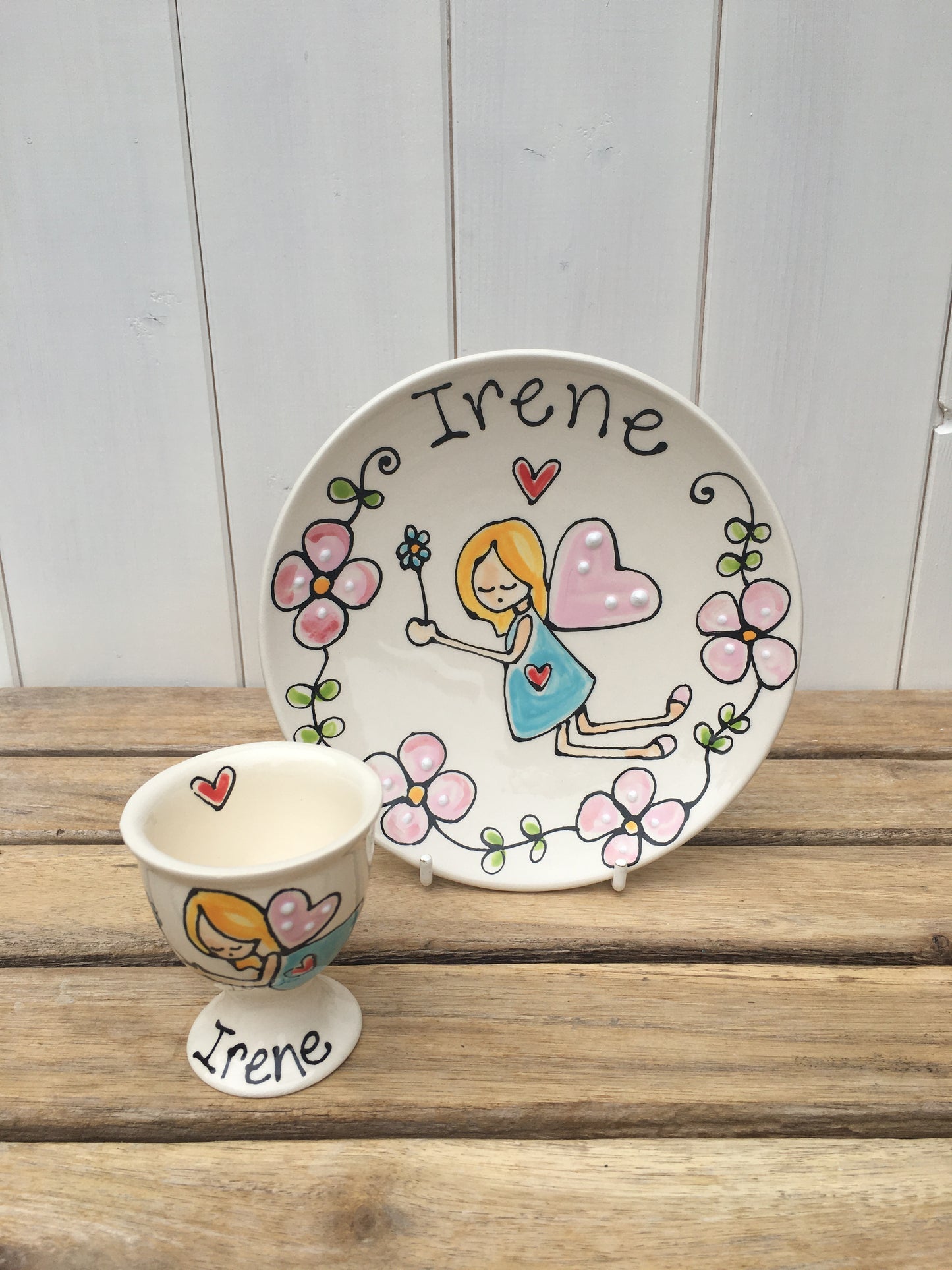 Breakfast Set Egg Cup and Plate
