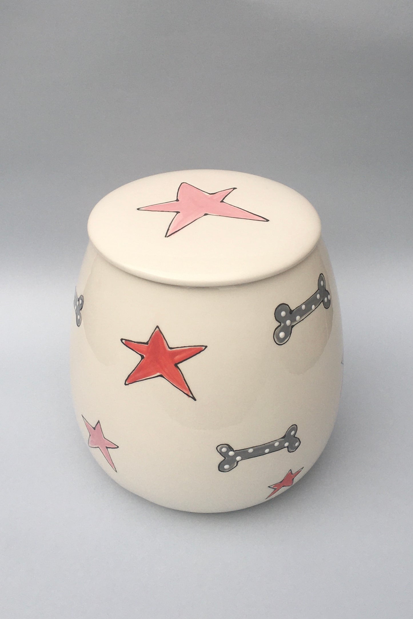 Personalised Hand painted Treat Jar for Dog Treats