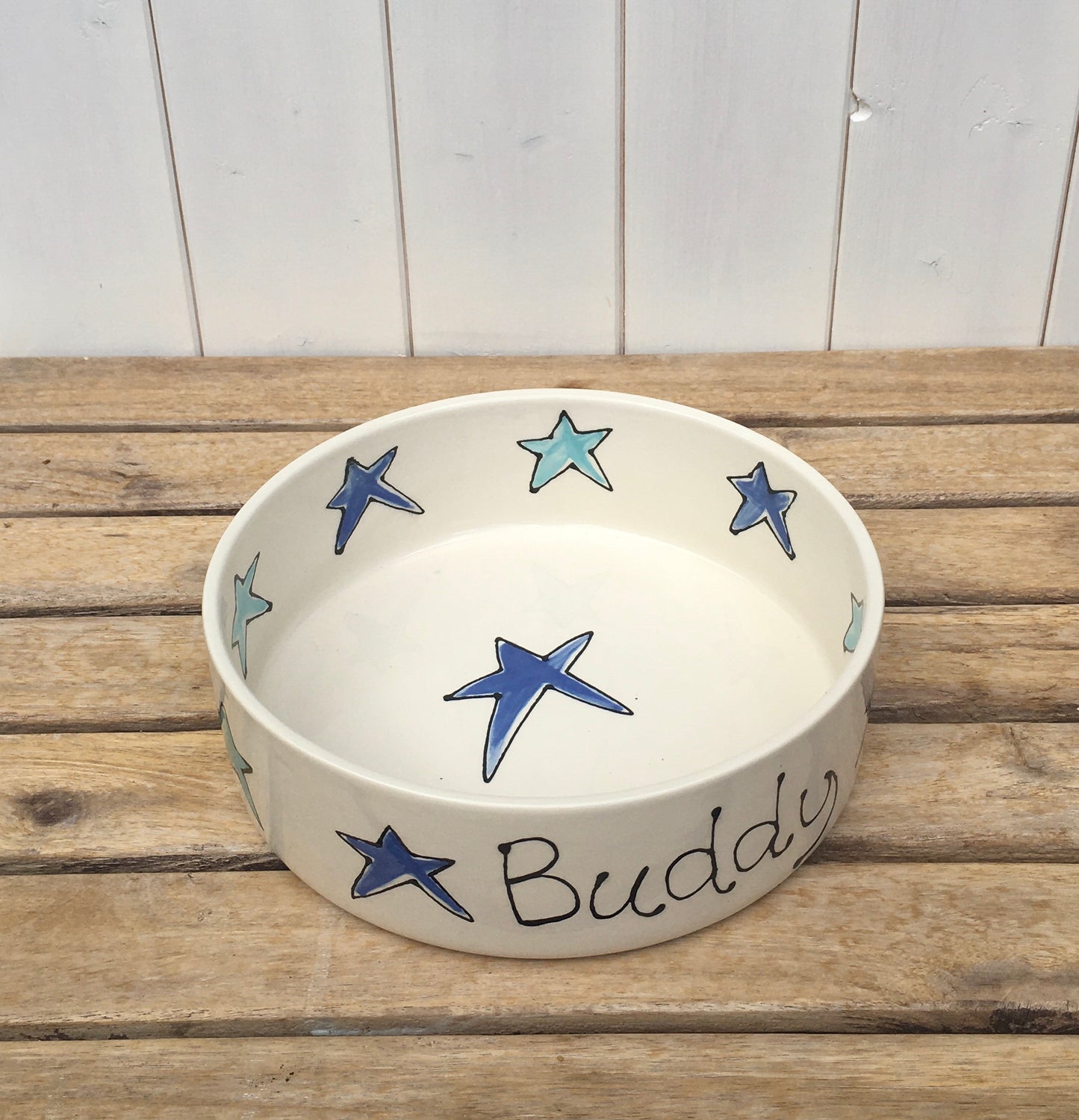 Personalised Hand painted Ceramic Dog Bowl