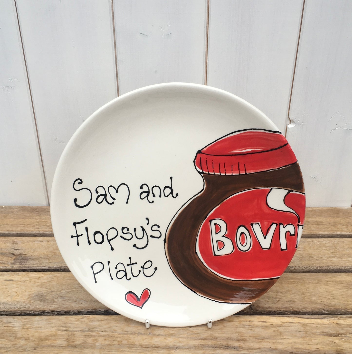 Iconic Spread Personalised Plate