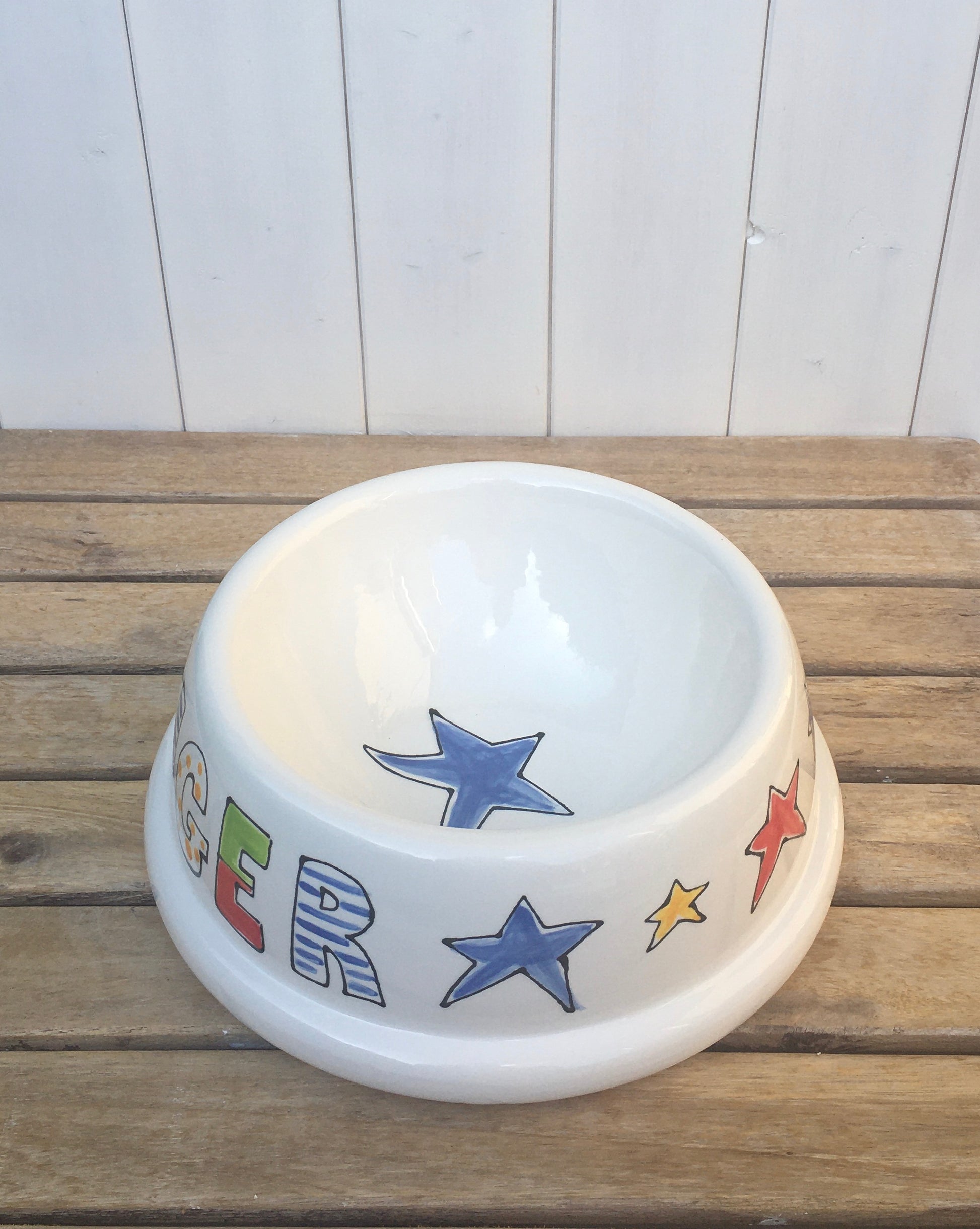 Large dog bowl