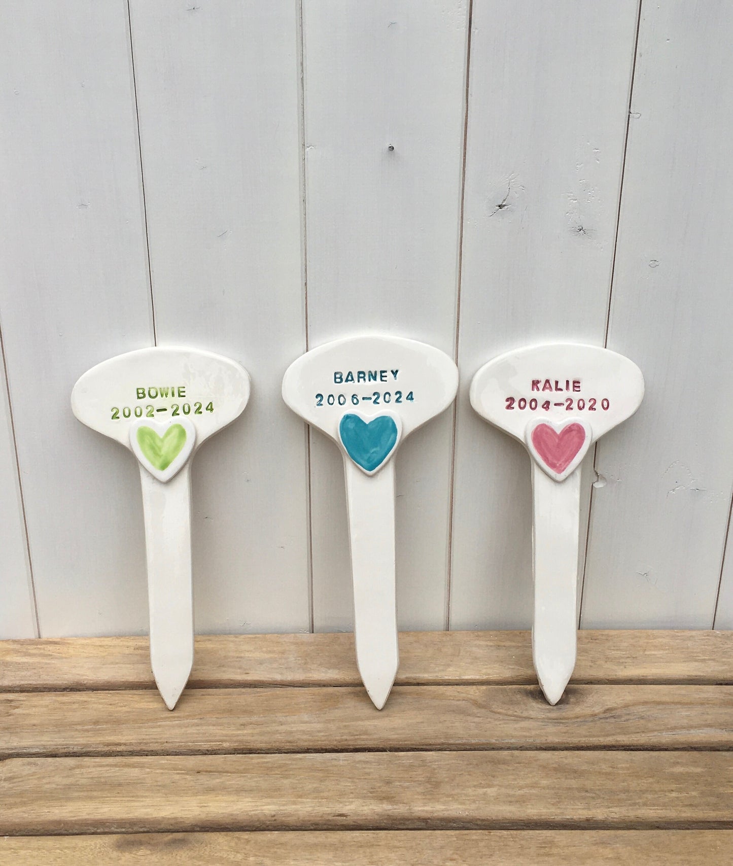Handmade Ceramic Memorial Grave Marker