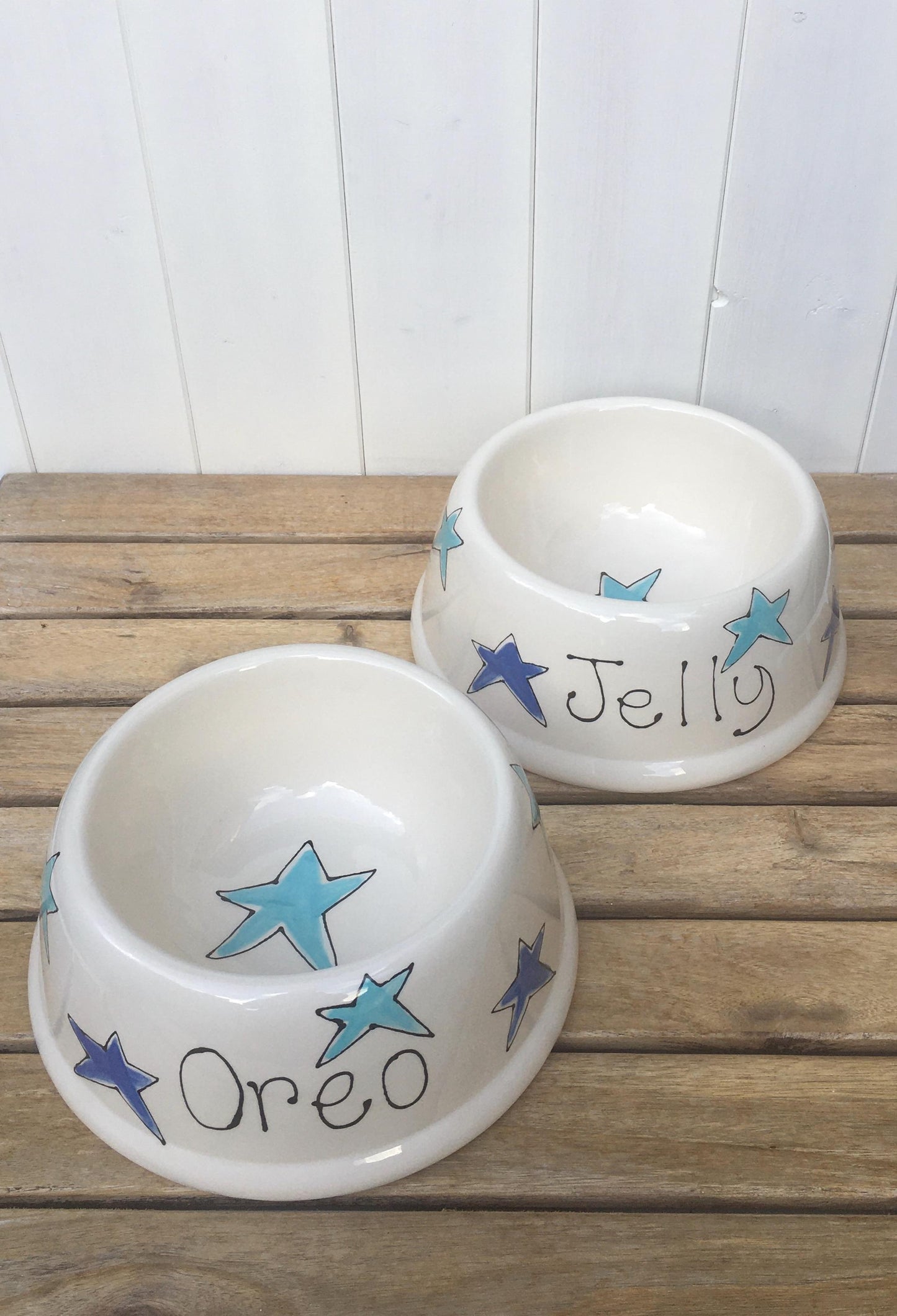 Personalised Hand painted Ceramic Dog Bowl
