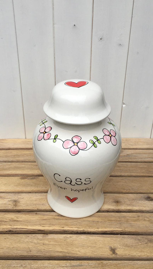 Ceramic Personalised Memorial Pet Urn