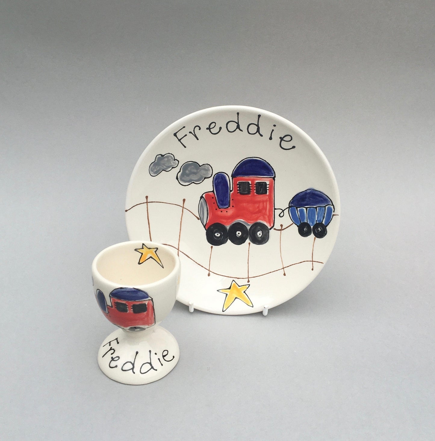 Breakfast Set Egg Cup and Plate